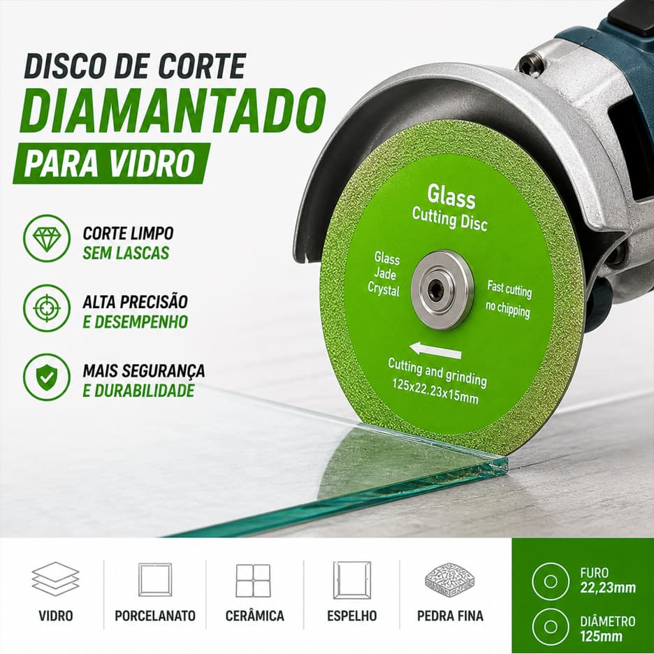 Discos De Corte De Vidro 4 Polegadas Lâmina De Serra Diamantada Ultrafina Polimento De Mármore Cerâmica