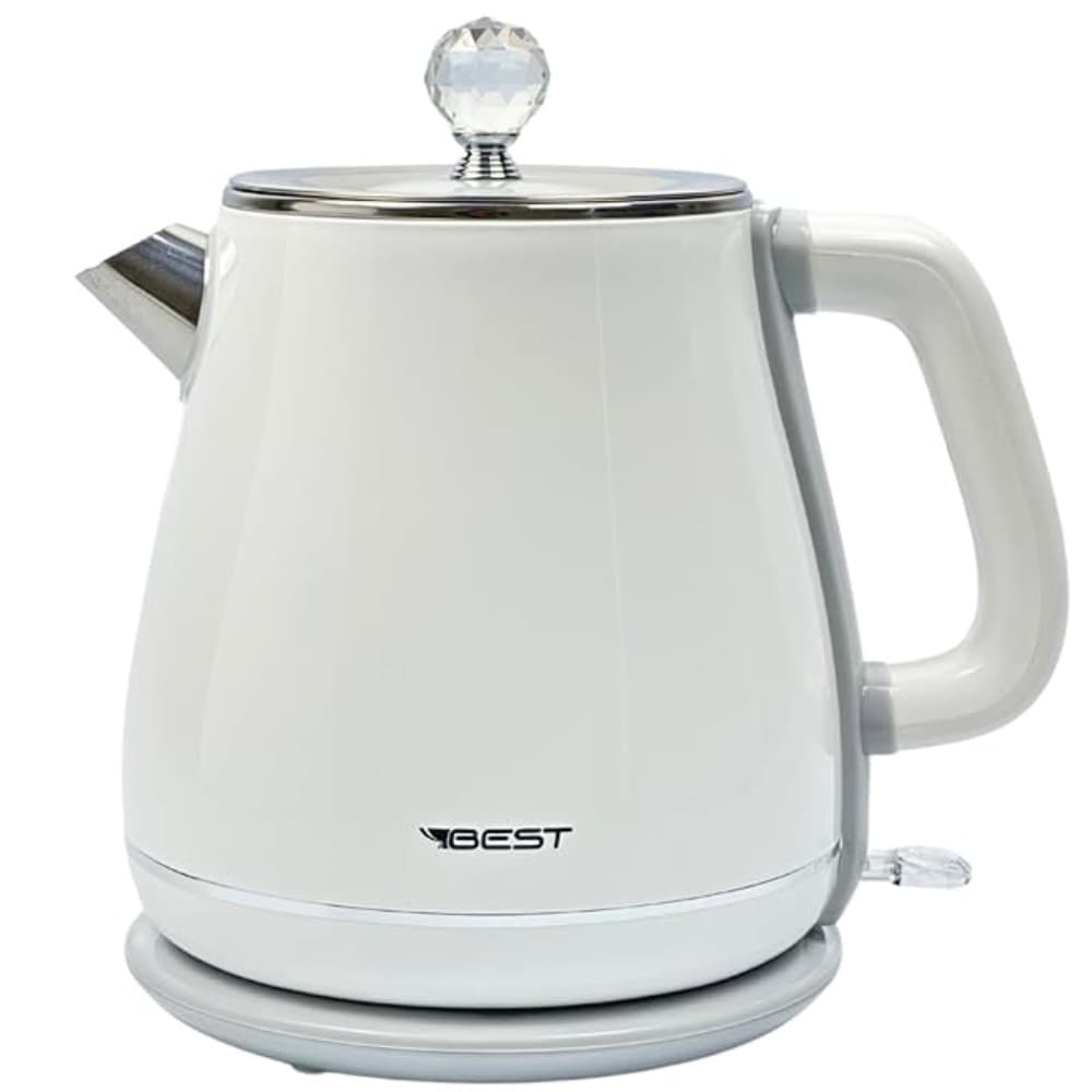 Chaleira Elétrica 1,8L Best YD-1830C Branca Desligamento Automático