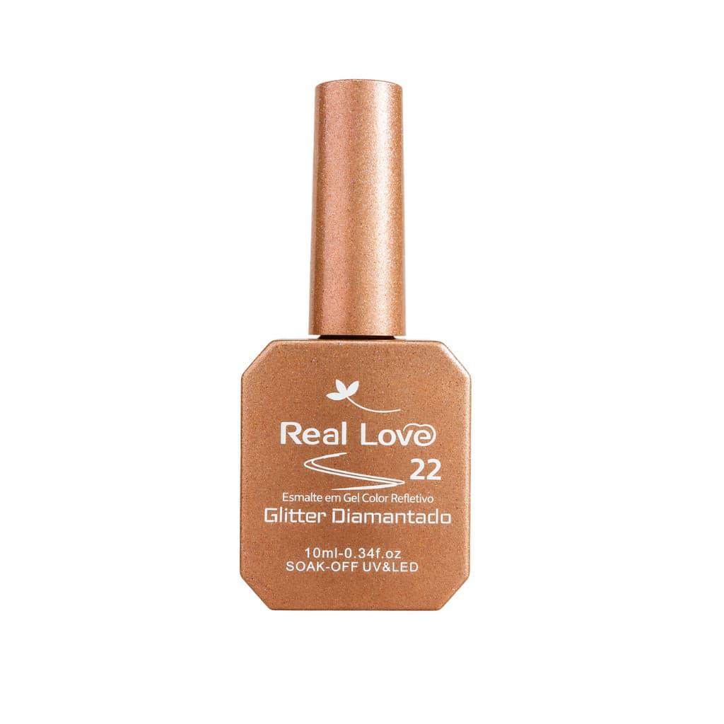 Esmalte em Gel Refletivo  Real Love Coleção LT-39 Cor: 22