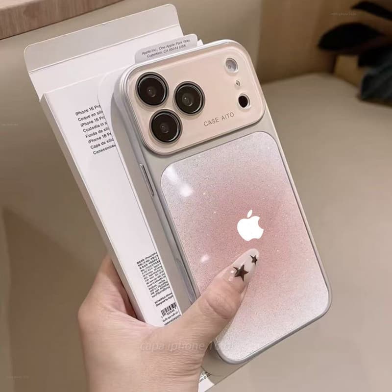 Nova Capa De Telefone Feminina Brilhante É Adequada Para iPhone 17 , 16 , 15 , 14 , 13 E 12 Pro Max Fornece Resistênci