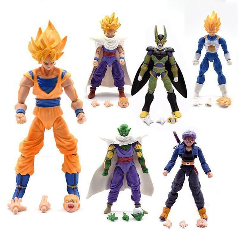 Dragon Ball SHF Boneco Articulado e Modificável Super