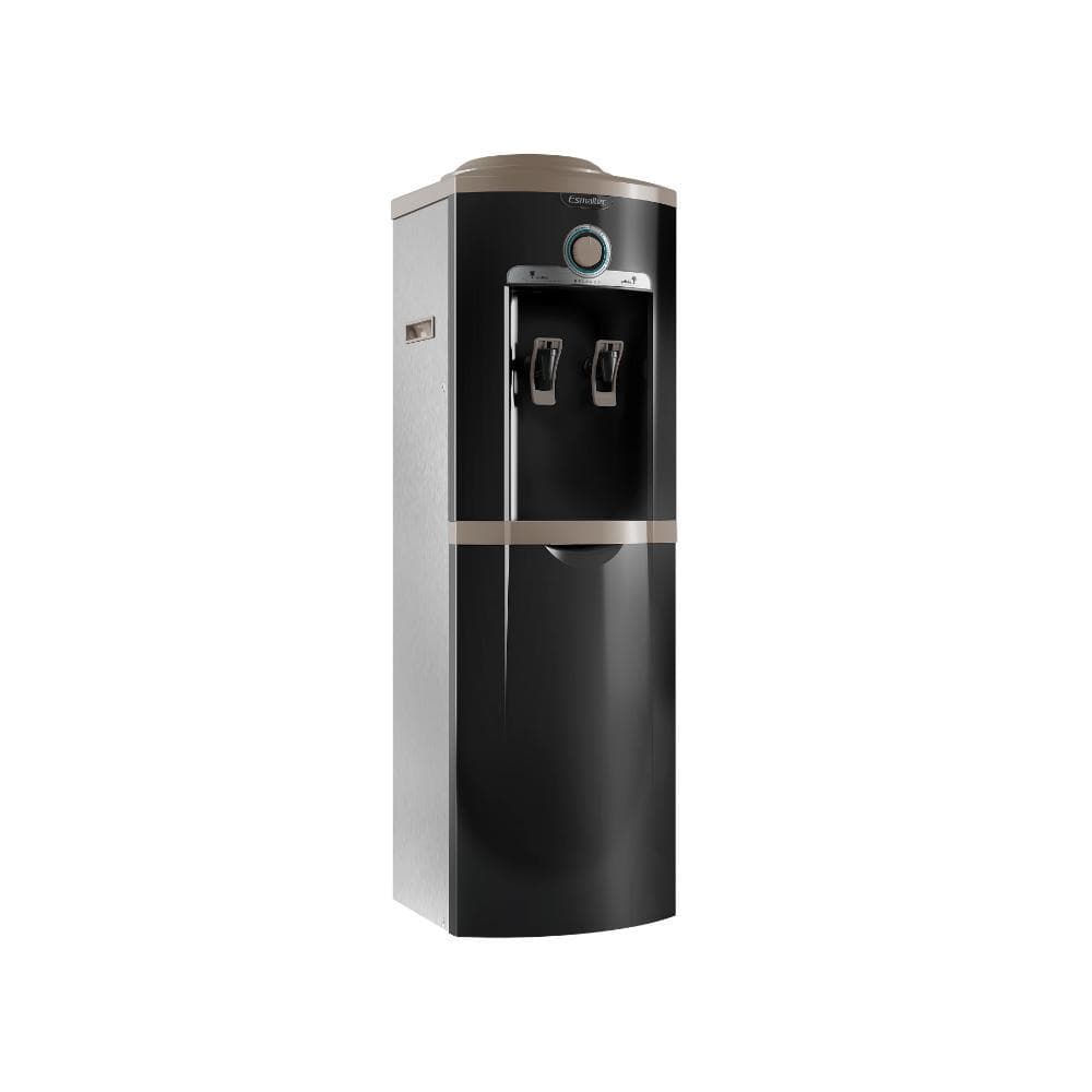 Bebedouro De Coluna Para Galão Esmaltec EGC35B 127V Inox Com Refrigeração Por Compressor