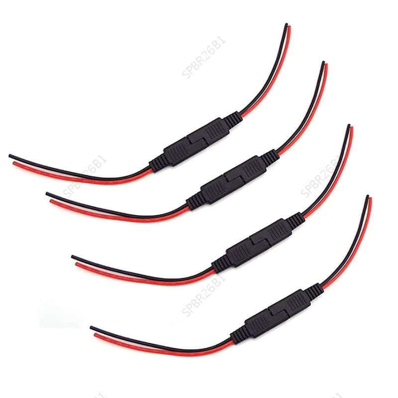 10CM SAE Macho Fêmea Cabo De Bateria Solar 18AWG Fonte De Alimentação Plug Extensão Conector Fio Para DIY Automotivo BR2