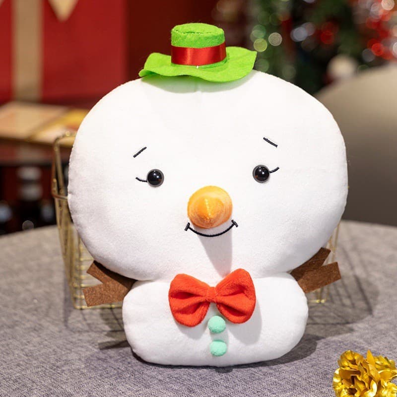 Casa Da Árvore De Natal Boneco De Neve Macio Pelúcia Brinquedo Travesseiro Boneca Para Crianças Férias Decoração Present