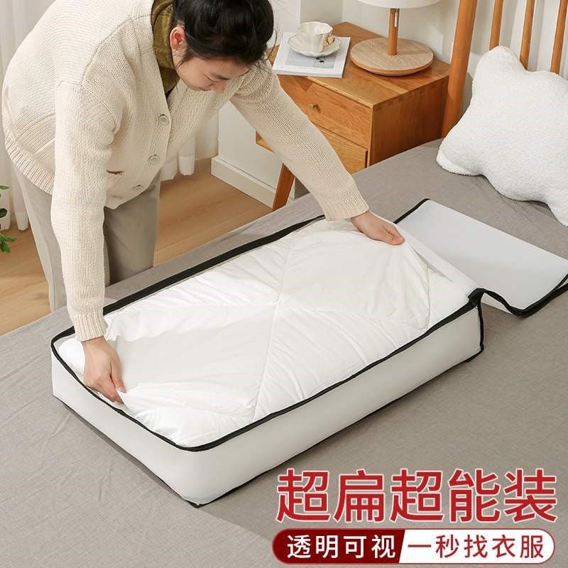 Saco de armazenamento de colcha à prova dwaterproof água à prova de umidade arrumado saco de algodão colcha à prova dwat