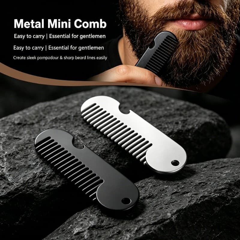 Pente Cabelo Metal Portátil blg Função Abertura Garrafa Para Uso Conveniente