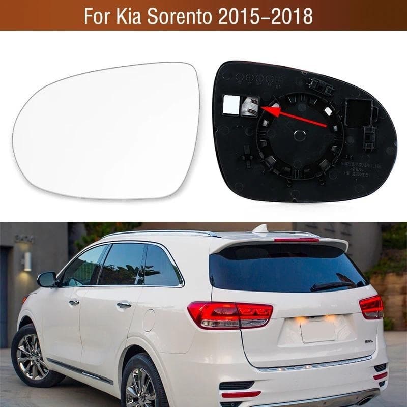 Para Kia Sorento 2015 2016 2017 2018 Asa Do Carro Porta Espelho Lateral Lente Aquecida Exterior Retrovisor Vidro Com Peç