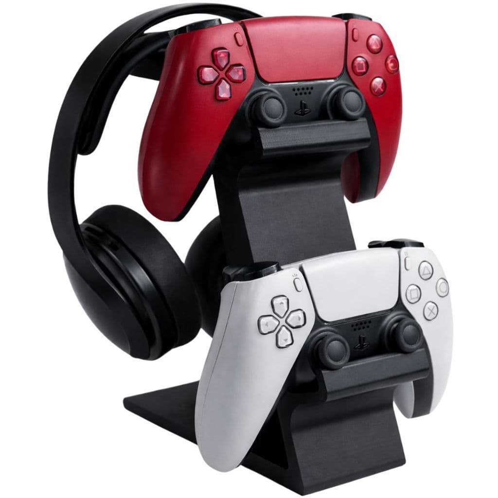 Suporte Base PS5 Para 2 Controle Playstation Gamer Organizador