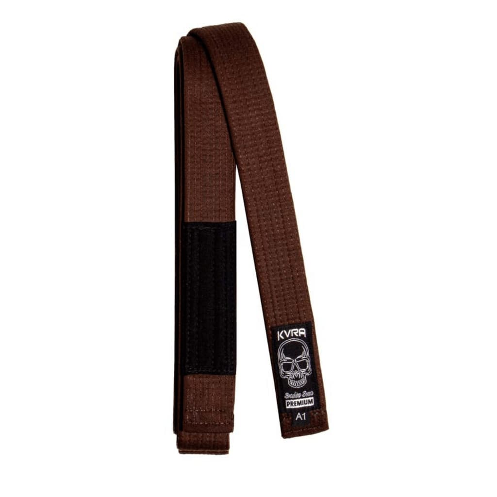 Faixa de Jiu Jitsu KVRA Premium Marrom