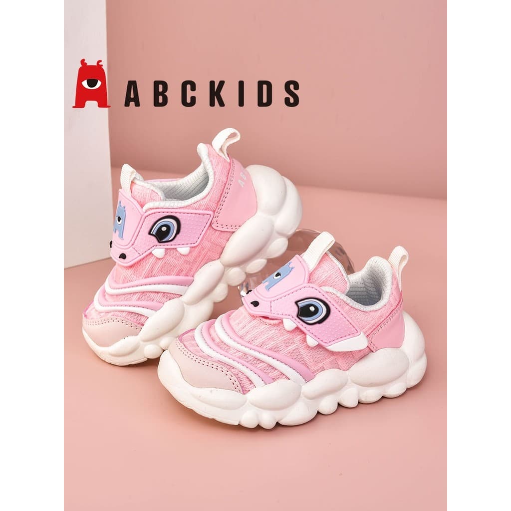 ABCKIDS Sapatos infantis para meninas primavera outono Caterpillar malha infantil respirável sapatos de bebê primavera c
