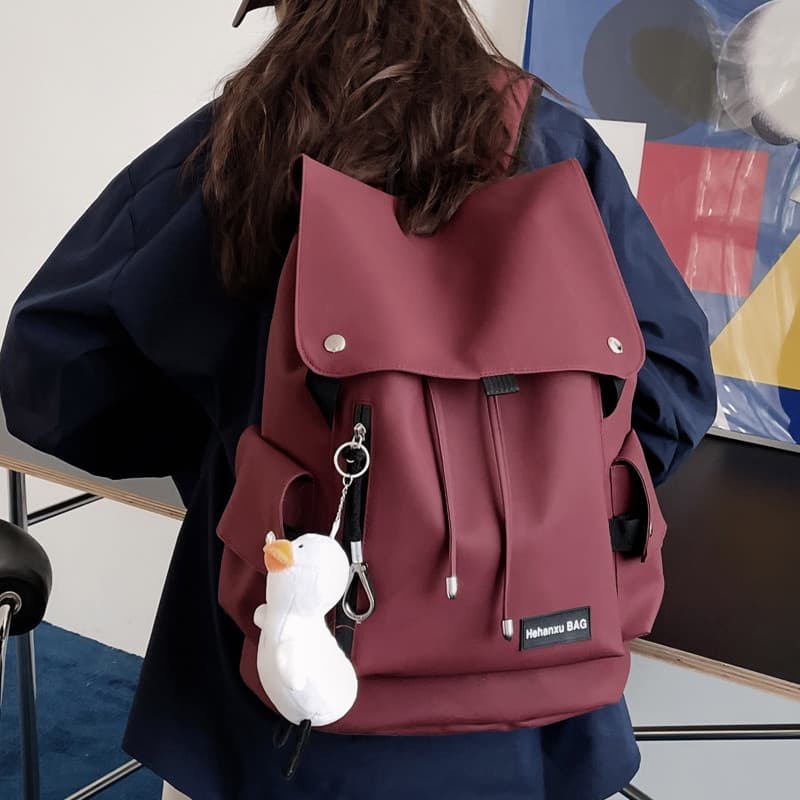 Direita verão estilo japonês ins mochila escolar de grande capacidade feminina nicho Original estudantes do ensino médio