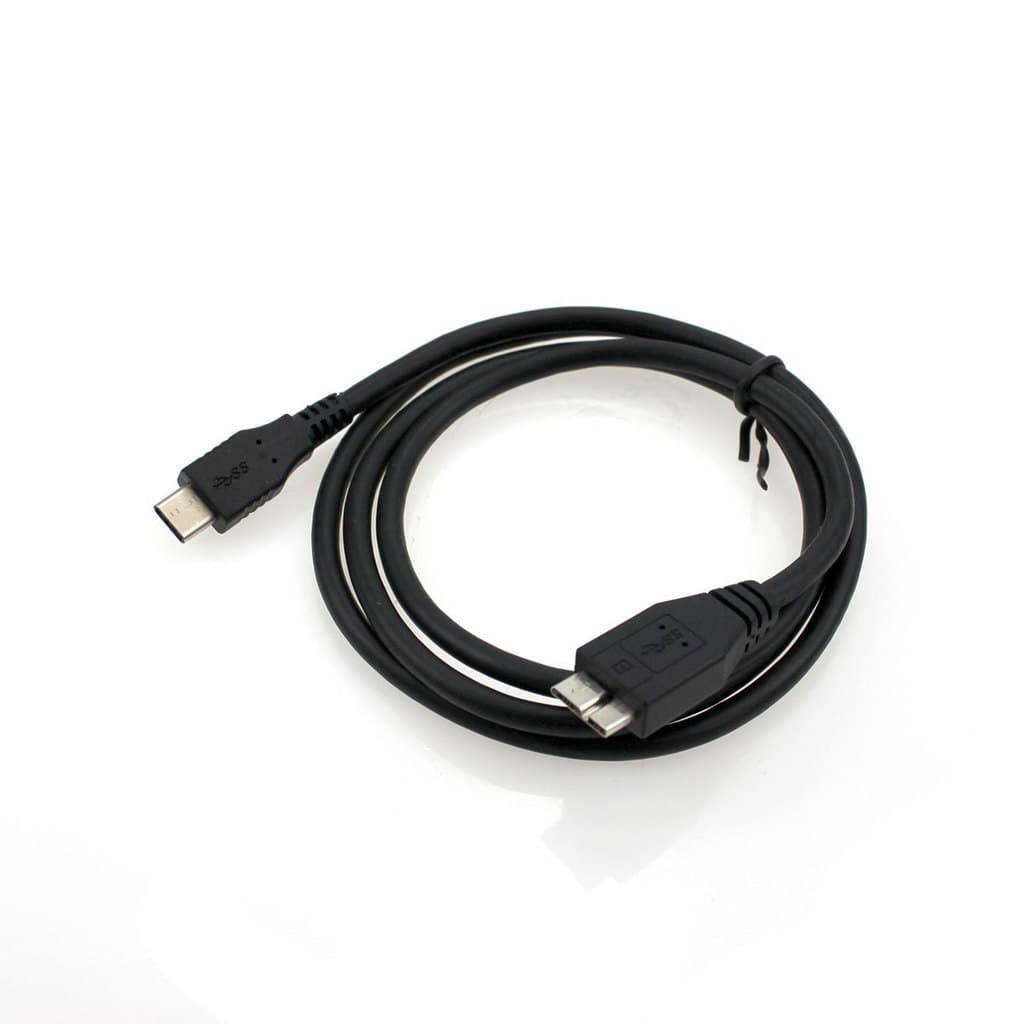 Cabo USB Tipo C HD Externo Micro Usb B 3.0 1M Alta Velocidade Type C X HD Externo