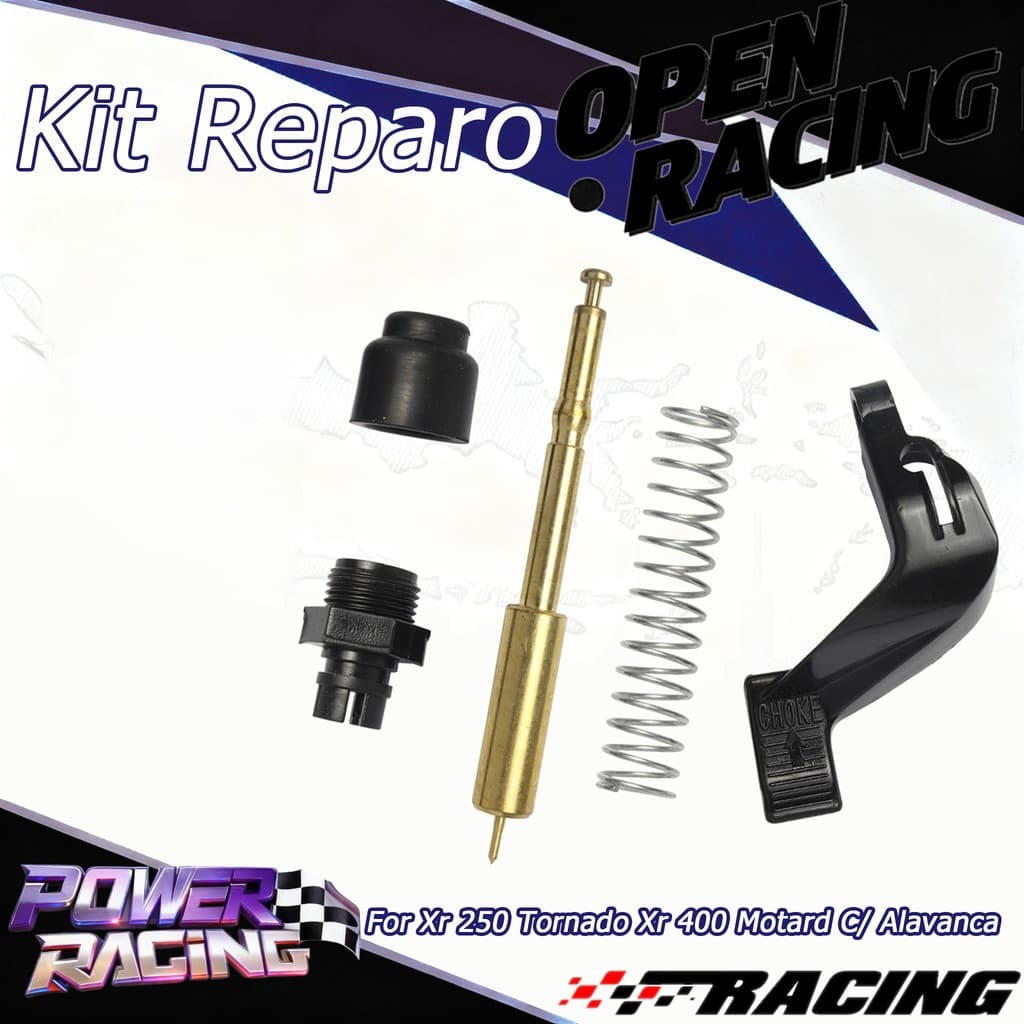 Kit Reparo Afogador Carburador Xr 250 Tornado Xr 400 Motard C/ Alavanca