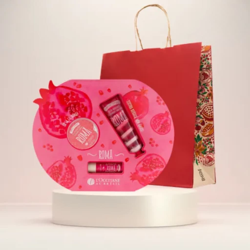 Kit Presente Romã Loccitane 3 Ítens (Romãzinho)