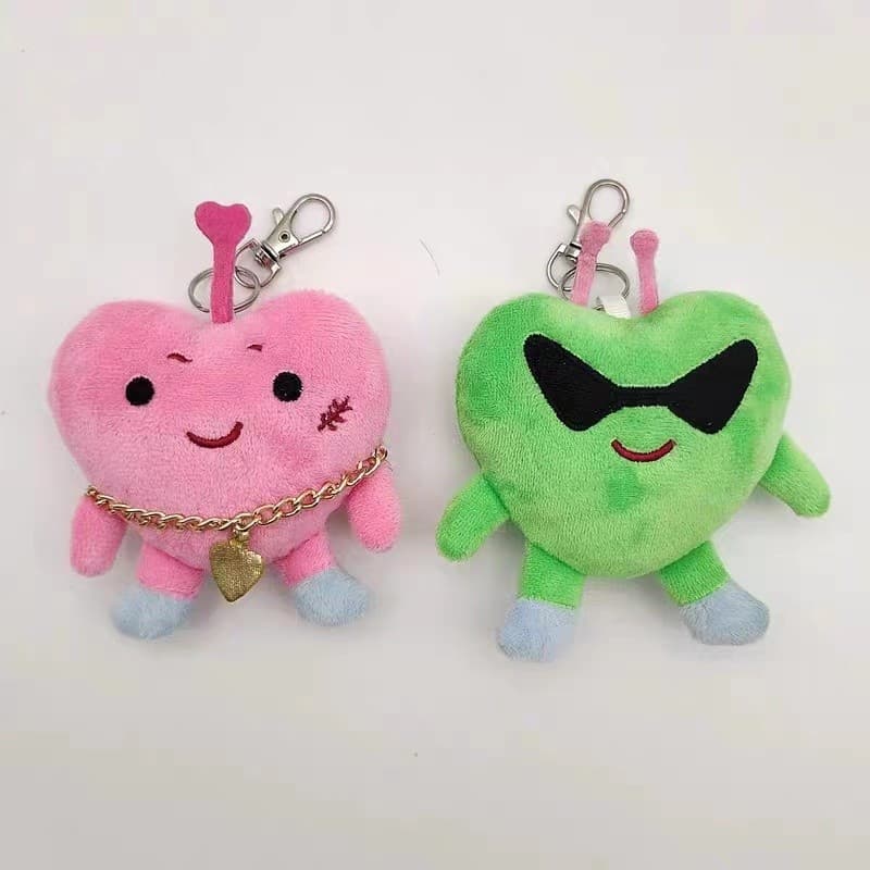Chaveiro de Pelúcia em Forma de Coração Kpop Stray Kids Skzoo