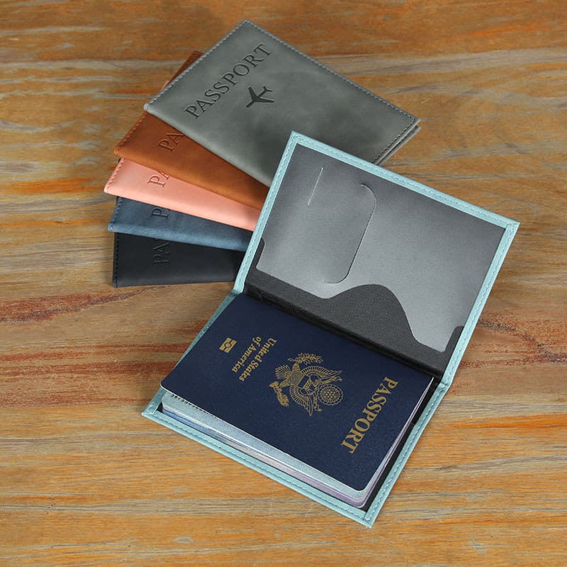 Novo simples passaporte caso protetor saco de passaporte capa viagem no exterior saco de armazenamento avião bilhete cli