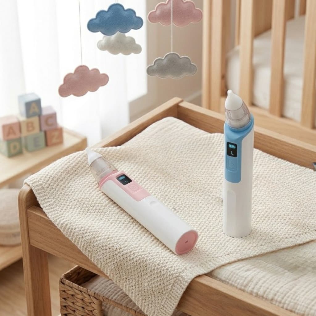 Aspirador Nasal Bebê U90 Recarregável Sucção Suave Silicone Macio SIMPLUS