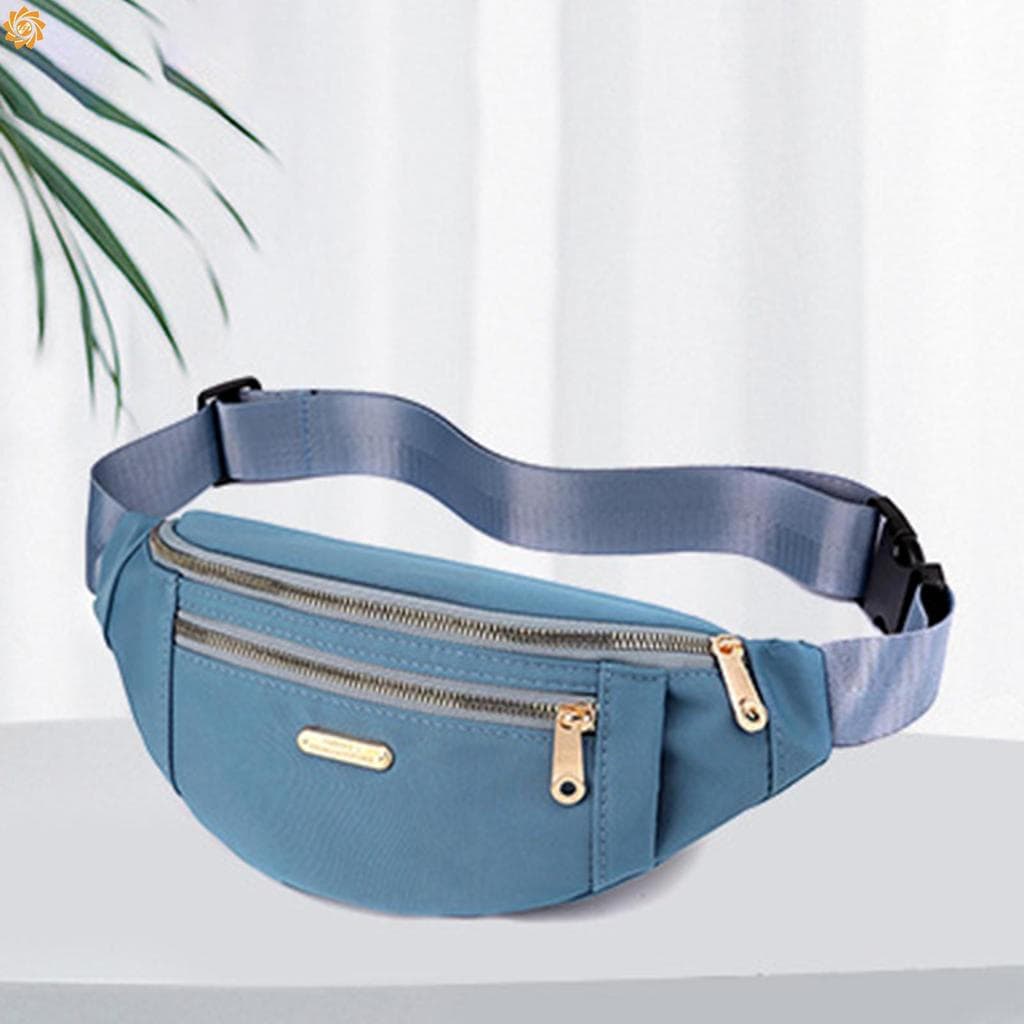 Bolsas Crossbody Fanny Pack Com Nylon À Prova D'água De Grande Capacidade Para Treino Esportivo , Viagens , Caminhadas