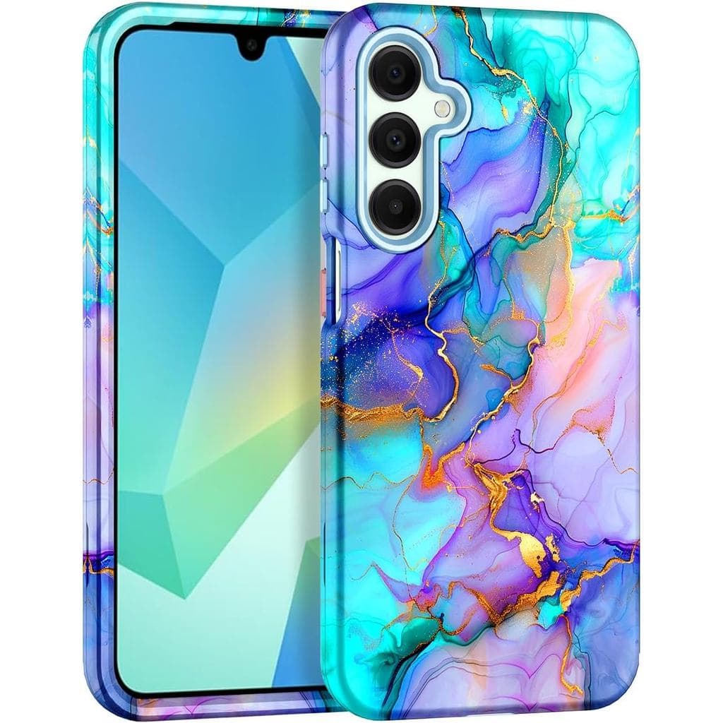 Capa Hekodonk para Galaxy A16 5G, Proteção Completa Resistente a Impactos, 3 em 1, Híbrida, PC Rígido, Borracha Macia, R