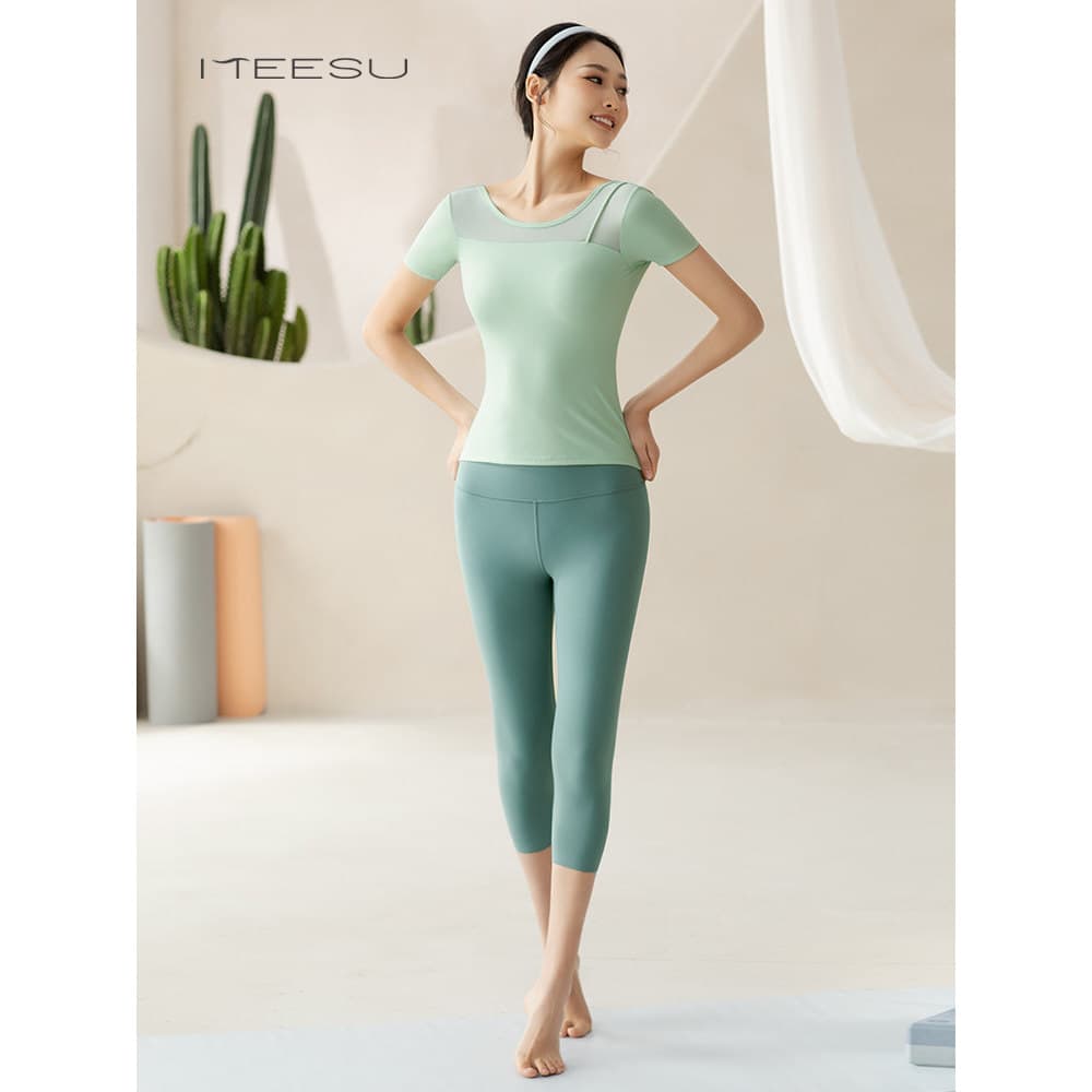 Bonito volta superior feminino com almofada no peito exterior Wear outono moda elegante roupas de Yoga tamanho grande ma