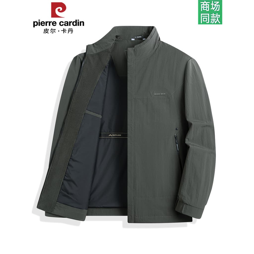 Pierre Cardan gola negócios Casual administrativo jaqueta masculina primavera outono novo estilo jaqueta masculina estil