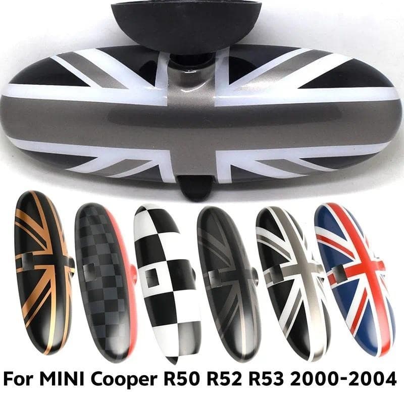 Vara De Cobertura Do Espelho Retrovisor Interior Para R50 R52 R53 MINI (2000-2003 , Union Jack) Peças De Automóvel Decor