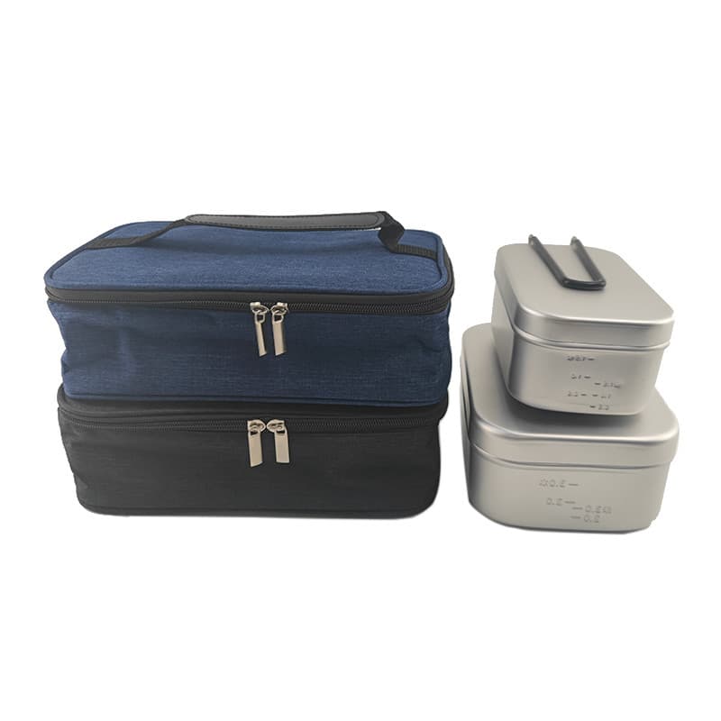 Ao ar livre Retro engrossado saco de isolamento cozido almoço portátil masculino feminino isolamento fresco-mantendo lan