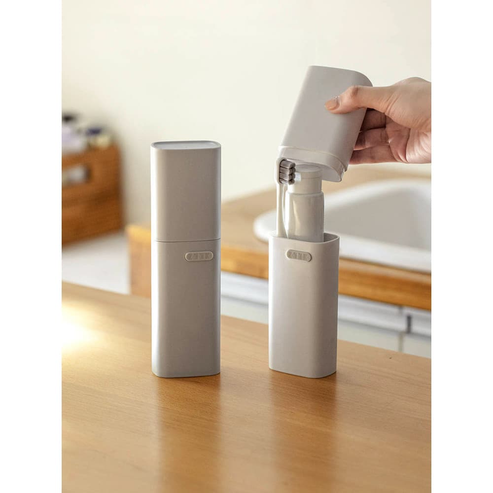 Conjunto de copo para lavagem de viagem, suprimentos de viagem, escova de dentes, caixa de armazenamento portátil, viage