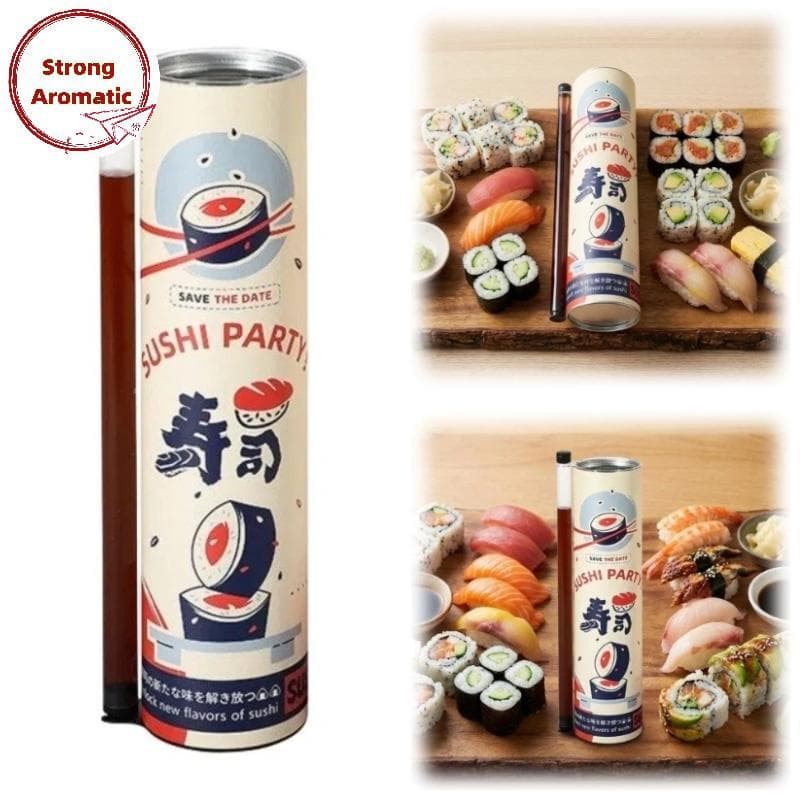 StrongArom 3 PCS Sushi Push Box Food Grade Com Molho Palha Molde Conveniente Para Rolos De Caseiros Festa Bento BR