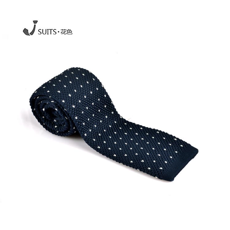 Gravata de malha Jacquard plana estreita gravata de malha 6CM gravata de malha Casual vestido Formal gravata de casament