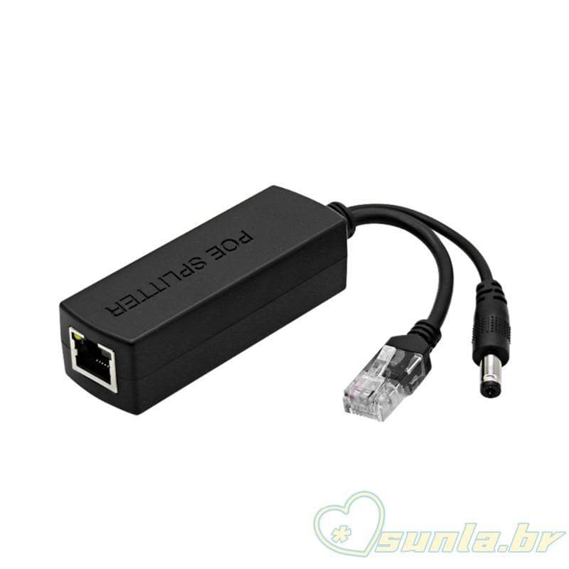 SUNL Plugs and Play POE Splitter 48V 12V 1 2A Saída Para Pontos Acesso CCTV