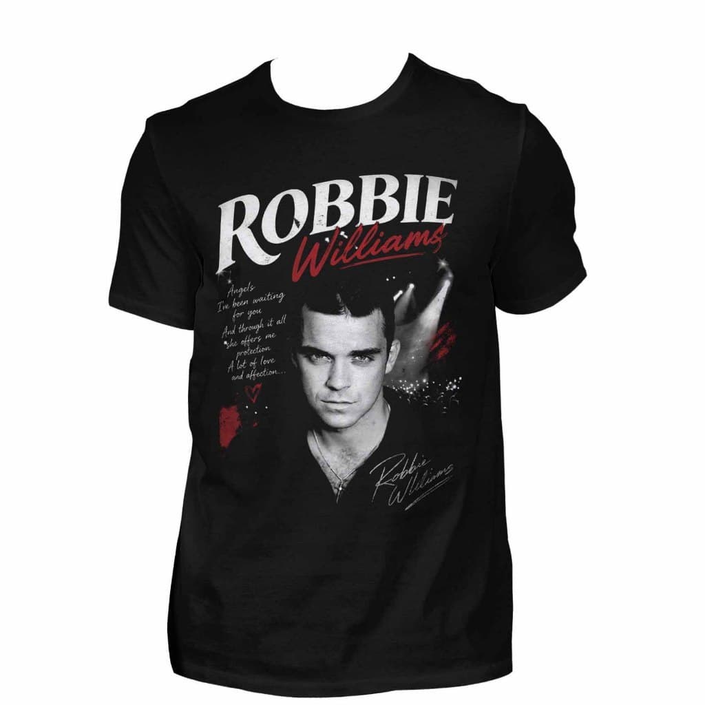 Camiseta Unissex Robbie Williams Angels Rbwl1