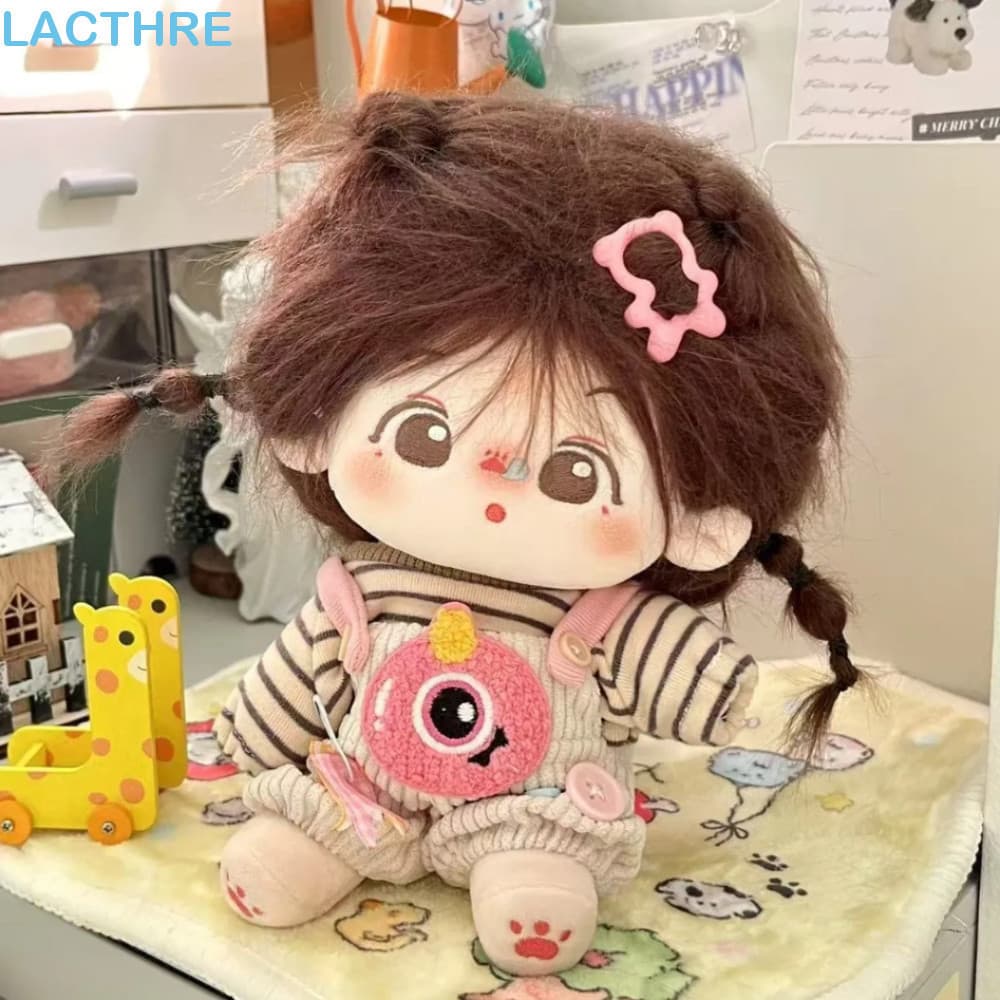 LACTHRE 1 Conjunto De Roupas De Boneca De Algodão , Macacão Dos Desenhos Animados 20cm Roupa Sem Atributo