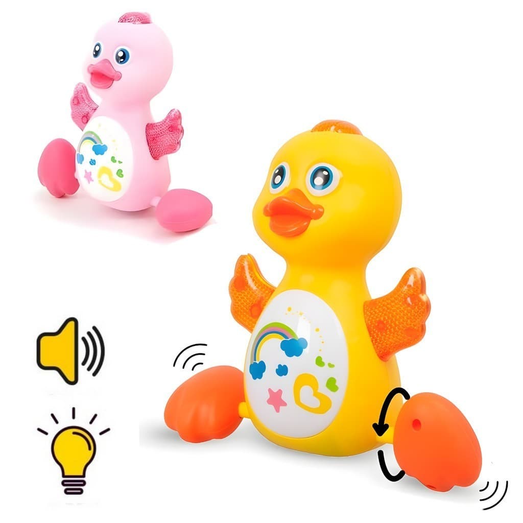 *OFERTA* Brinquedo Patinho Fujão Musical Som Luz E Movimento