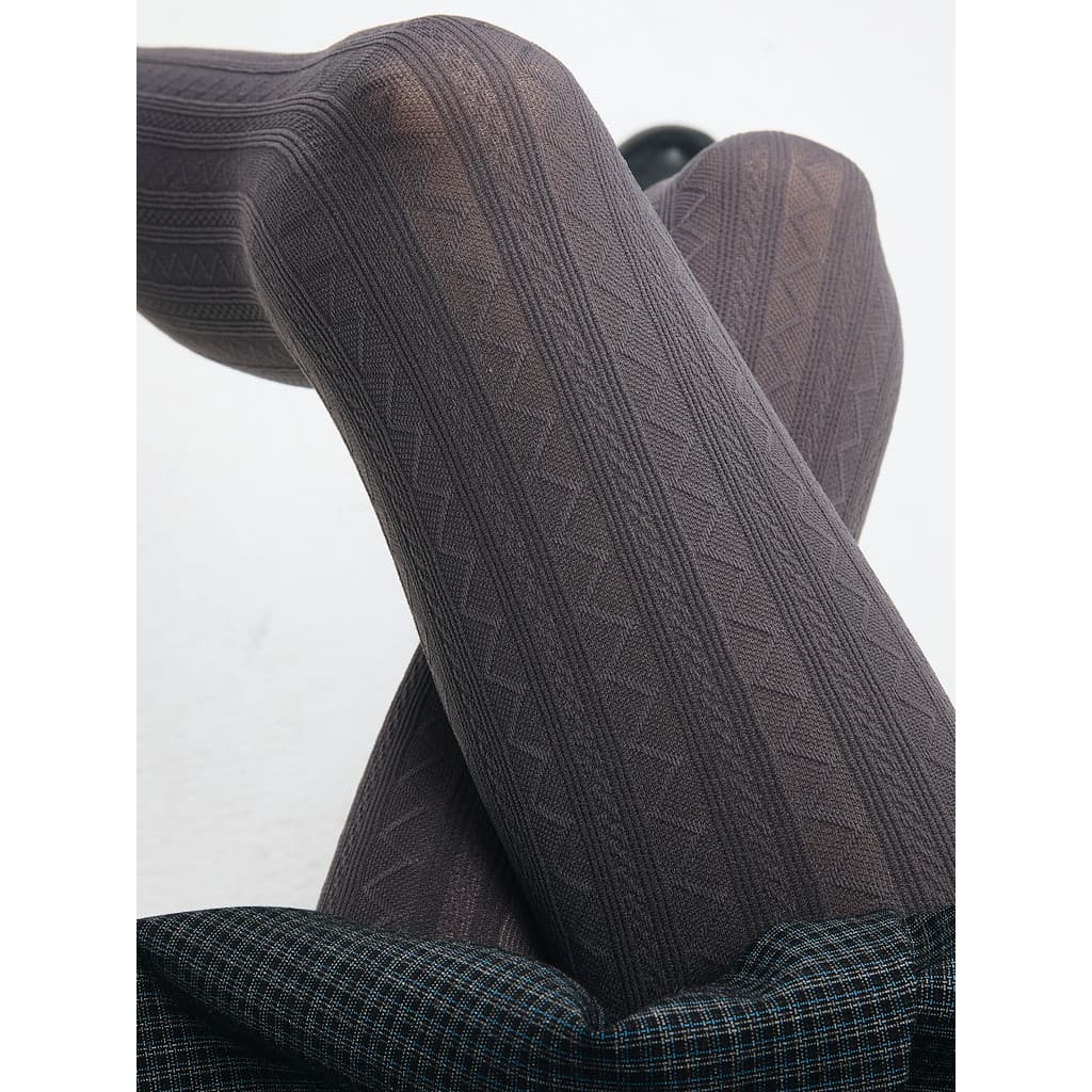 Meia-calça feminina primavera outono estilo veludo miu estilo Ballet Leggings estilo cinza exterior usar meia-calça