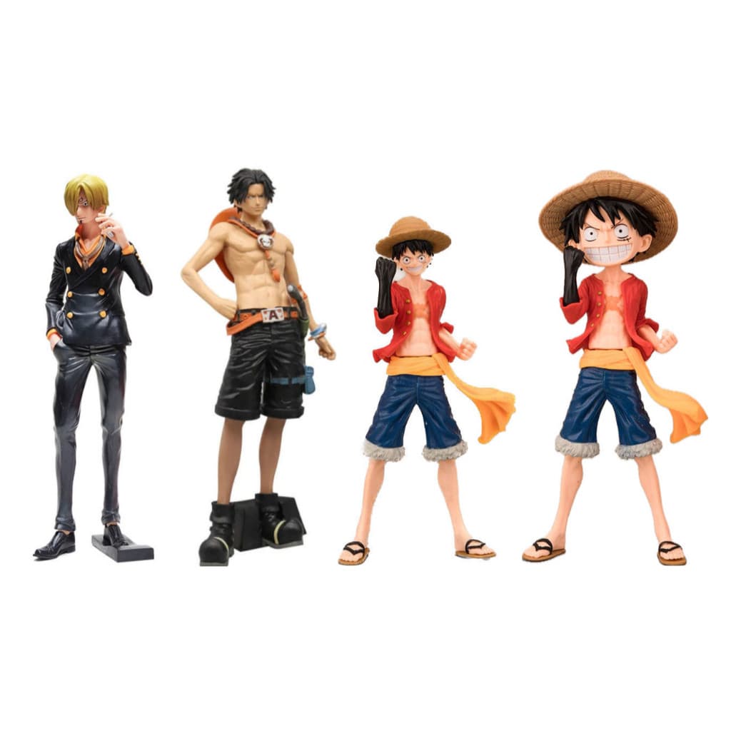 Brinquedo Boneco One Piece  D. Ace Fogo Chamas  Action Figure 20-30cm