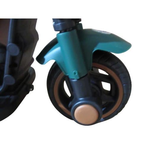 Moto Eletrica Infantil Retro Potente Bateria Recargavel Design Classico Verde