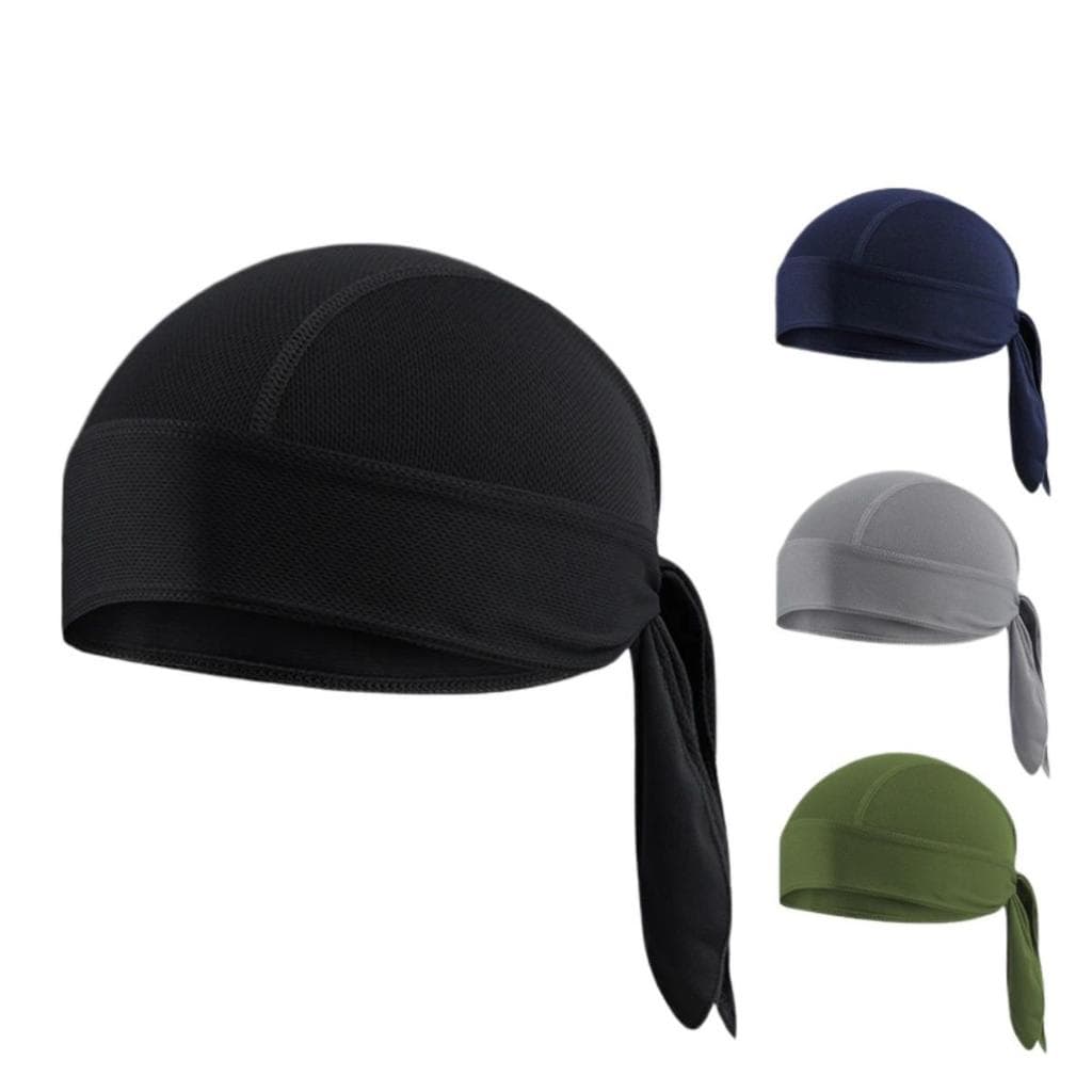 Chapéu De Pirata De Ciclismo Para Homens E Mulheres Malha Respirável Cabeça Envoltório Bandana Boné Proteção UV Capacete