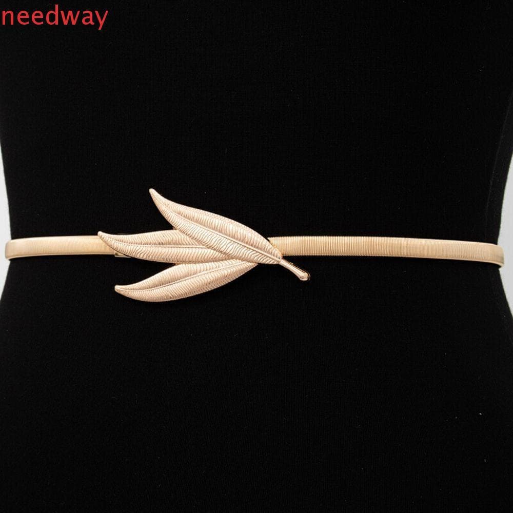 NEEDWAYB Cinto Elástico De Metal Elegante Acessórios De Vestido All-match Primavera Corrente Em Calças Cintura Espartilh