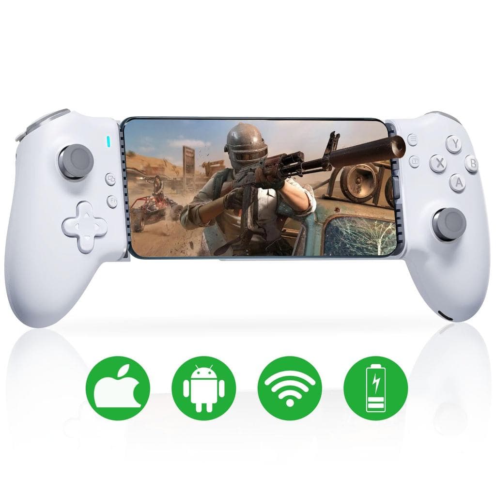 Controlador de Jogos para Telefone ATUTEN Android, Controlador de Jogos Móvel para iPhone 16/15, Permite Jogar Jogos de