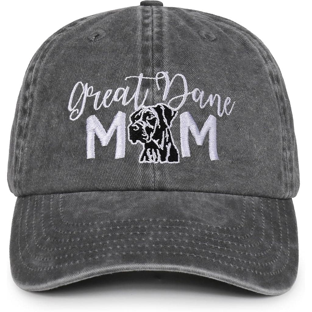 Boné InnoBeta Great Dane Gifts para Mulheres - Boné Ajustável de Algodão Lavado Vintage com Bordado - Presente para Mãe