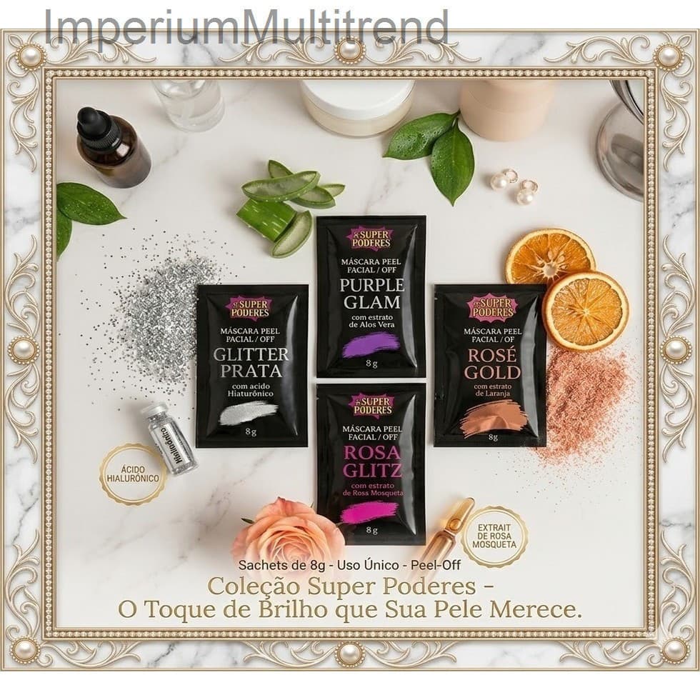 Máscara Facial Peel Off Super Poderes 8gX67E