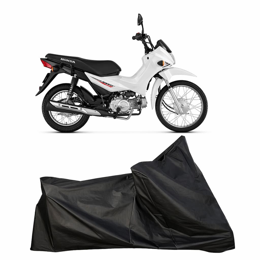 Capa Cobrir Moto Anti Risco Proteçao Uv Impermeável Para Honda Pop 100 / 110