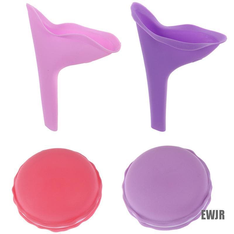 EWJR 1Set Outdoor Women Silicone Urinol Feminino Caixa De Armazenamento De Stand Up &