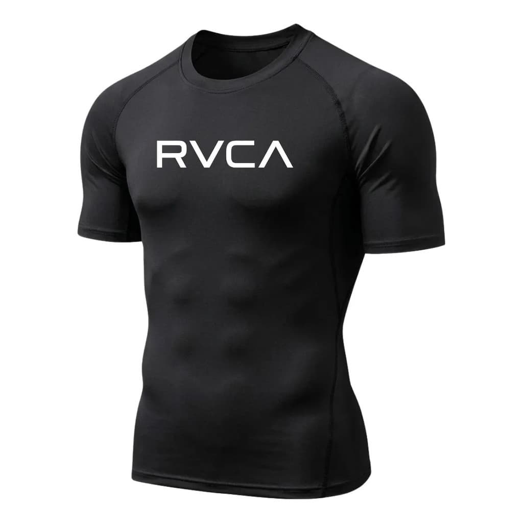 Camisa Compressão Manga Curta Treino Academia Bjj