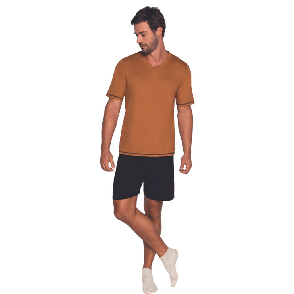Pijama Lupo AM Curto Gola V Ref. 28511-001