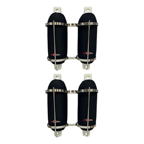 Kit Completo Over Boat 4 Defensas G4 Com Capas