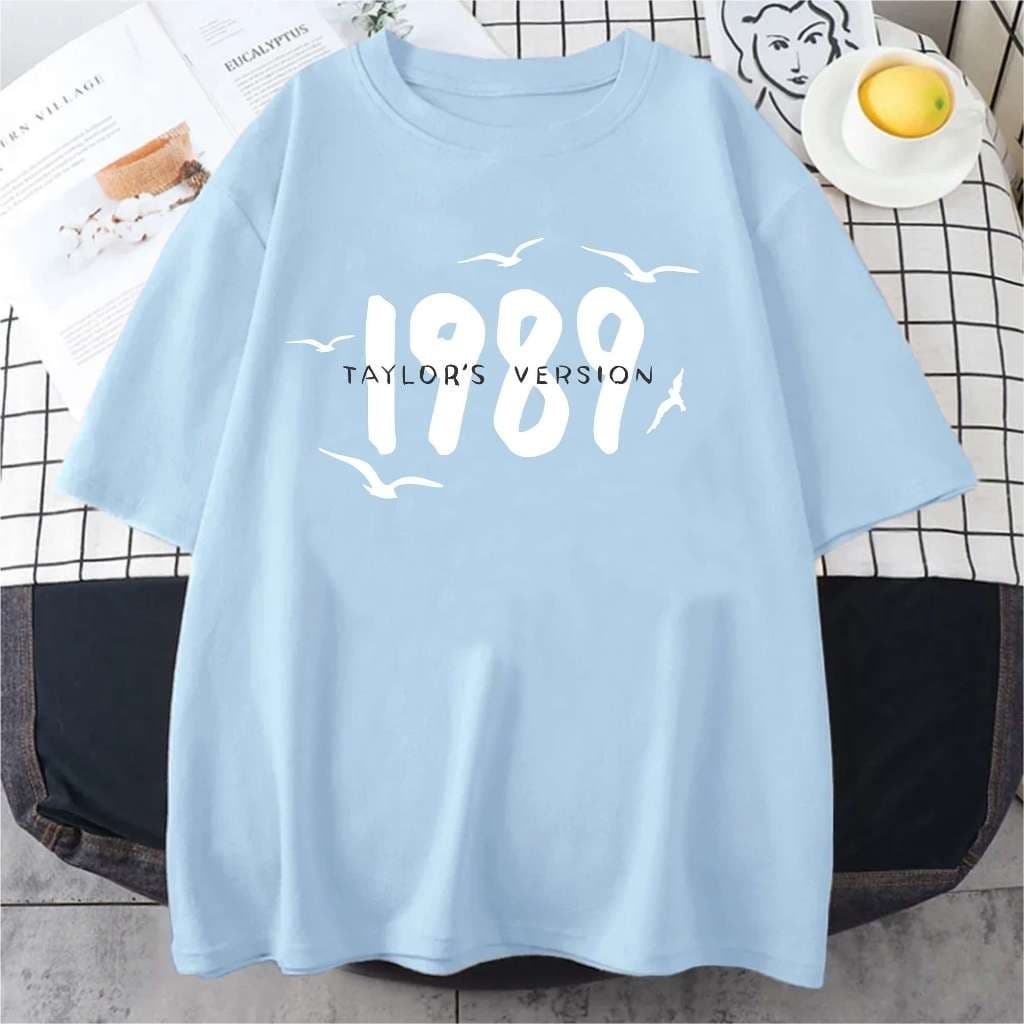 Camiseta Streetwear Taylor Version 1989 Unissex 100% Algodão Envio Imediato