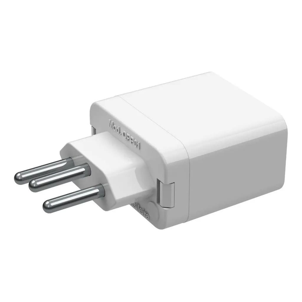 Protetor Elétrico Qualitronix 20a Bivolt Com Led 3 Pinos Dps Classe Iii Branco