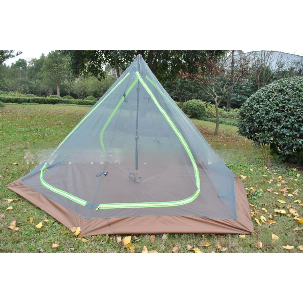 Tenda ultraleve sem haste para 2 a 3 pessoas, barraca de pirâmide, pode ser usada sozinho, barraca externa ou barraca in